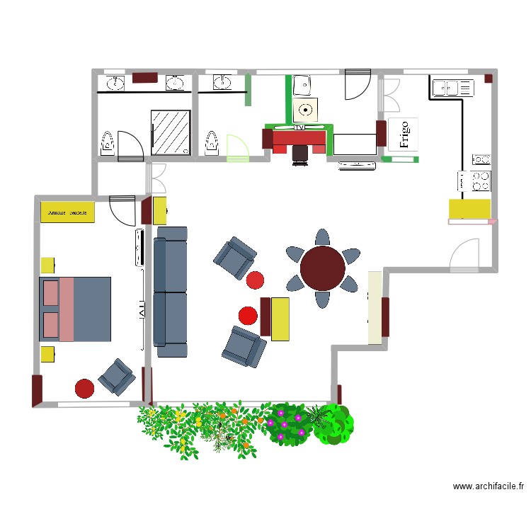 AP SOBERANO 5. Plan de 1 pièce et 6 m2