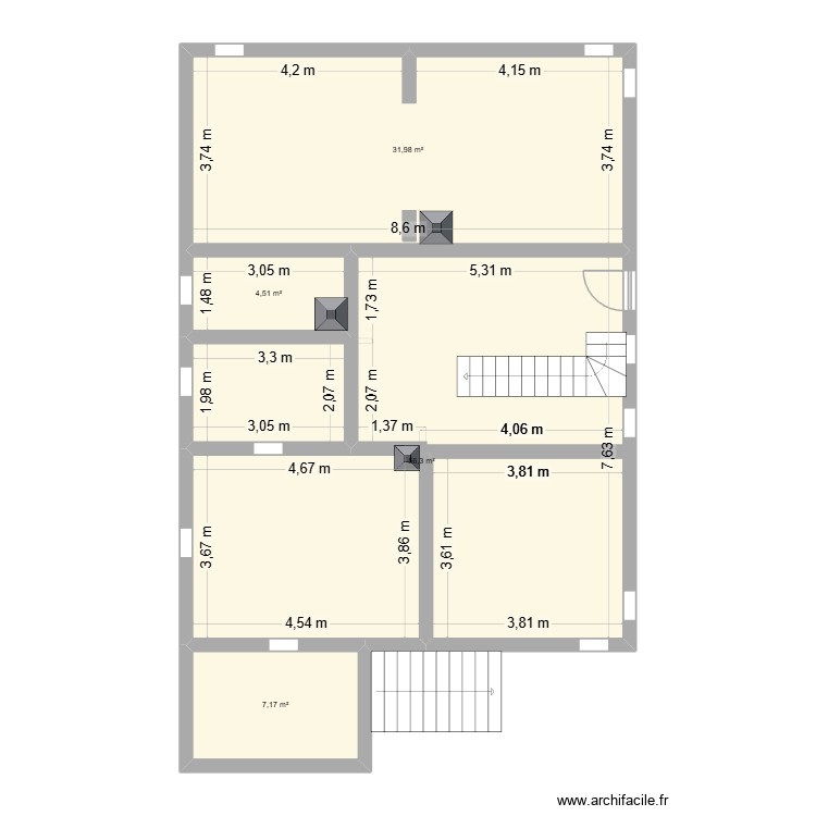 RDC D. Plan de 0 pièce et 0 m2 RDC D. Plan de 0 pièce et 0 m2