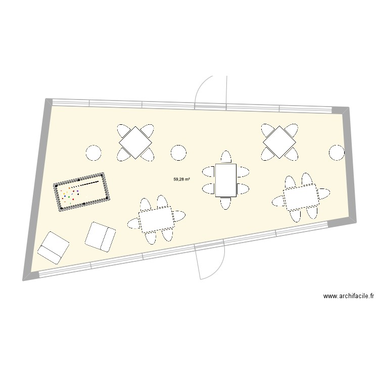 Foyer S1-S4. Plan de 0 pièce et 0 m2