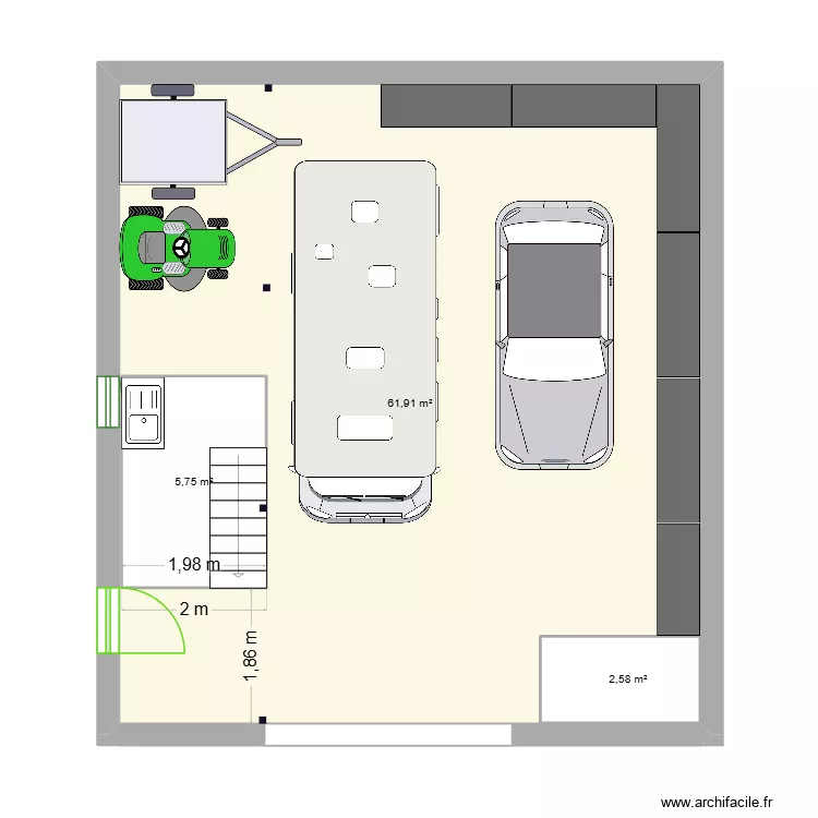 Childé garage 2024. Plan de Childé garage 2024. Plan de
