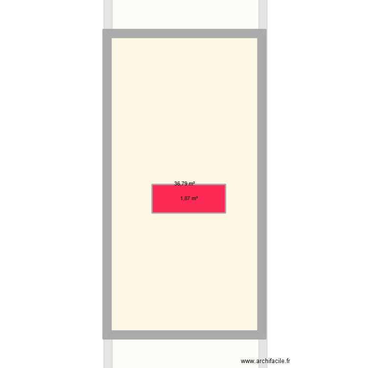 ferry. Plan de 3 pièces et 109 m2