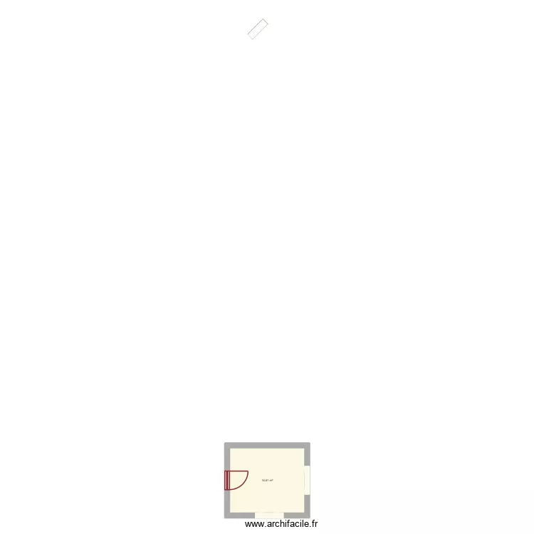 Chapelle. Plan de 1  et 14 m²
