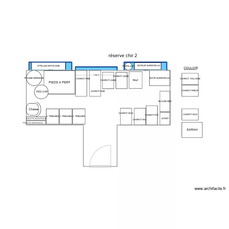r&eacute;serve Chir 2. Plan de 