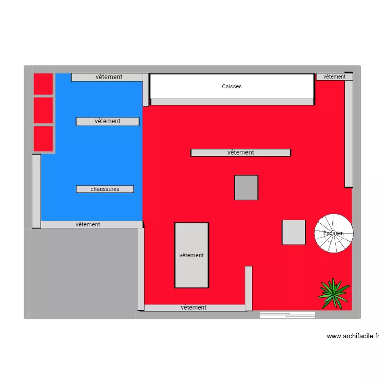 seven. Plan de 6  et 160 m²