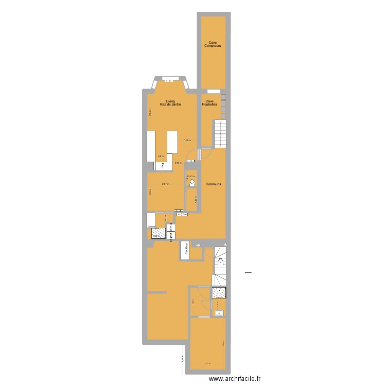 Marie José Rez jardin Permis 2025 Démolitions. Plan de 12 pièces et 106 m2