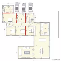 Prejet Resty Maison actuelle en u