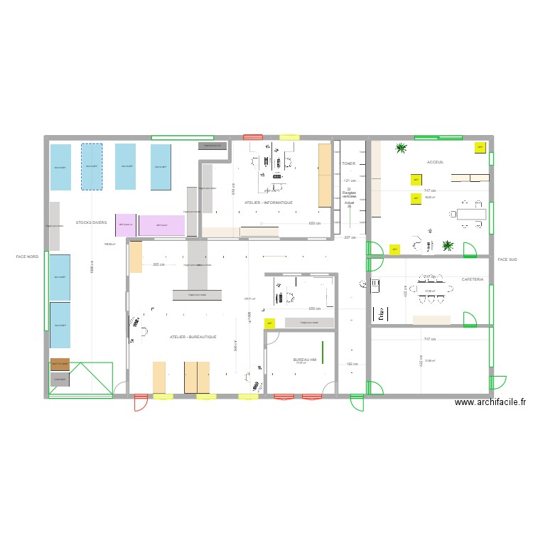 Projet STD V.5.2. Plan de 7 pièces et 429 m2