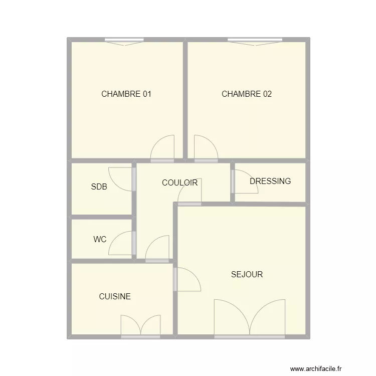 DIOCESE ETAGE BOUILLAR. Plan de 8 et 42 m² DIOCESE ETAGE BOUILLAR. Plan de 8 et 42 m²