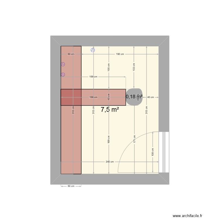CABINE 2 ST JEAN DE VEDAS. Plan de 0 pièce et 0 m2