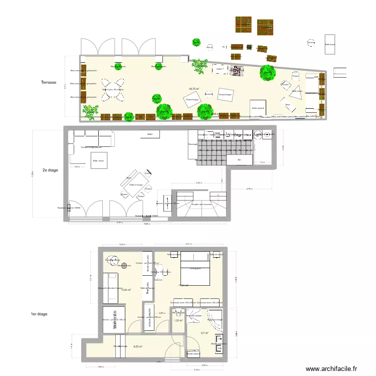 10 passage Rivi&egrave;re Terrasse v5. Plan de 
