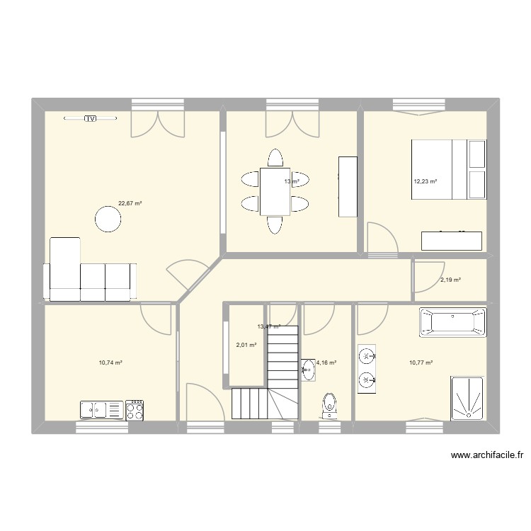 essai. Plan de 0 pièce et 0 m2