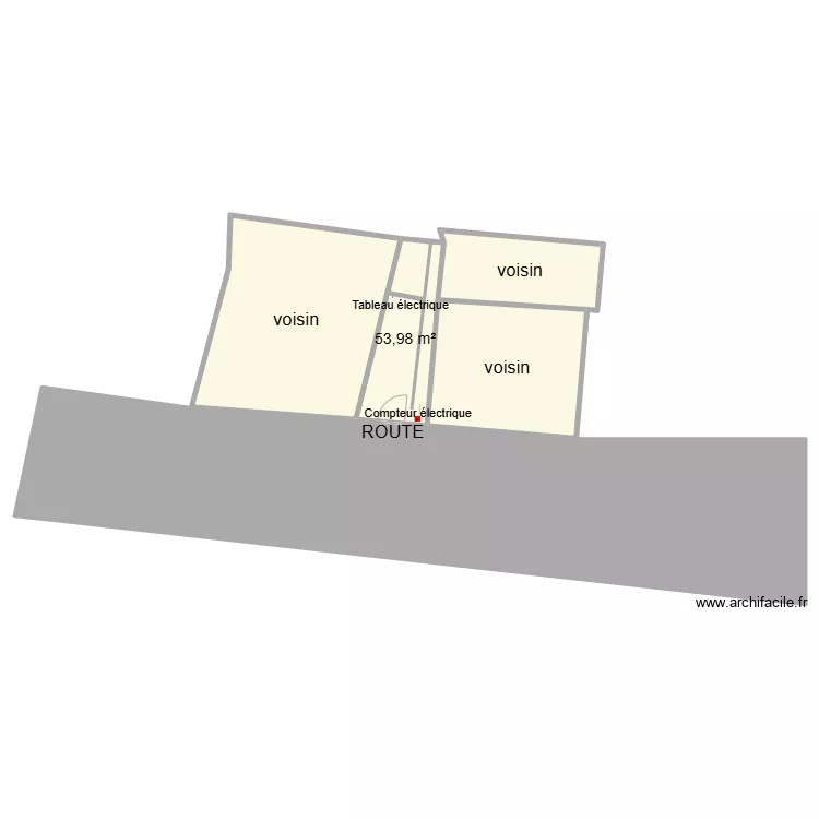 plan de masse. Plan de plan de masse. Plan de