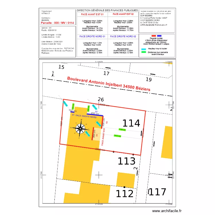 DP2 DREUILLE. Plan de DP2 DREUILLE. Plan de
