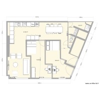 Moissons RDC 2 chambres