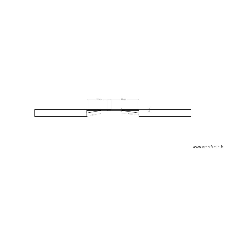 volet 140 vue dessus. Plan de 0 pièce et 0 m2