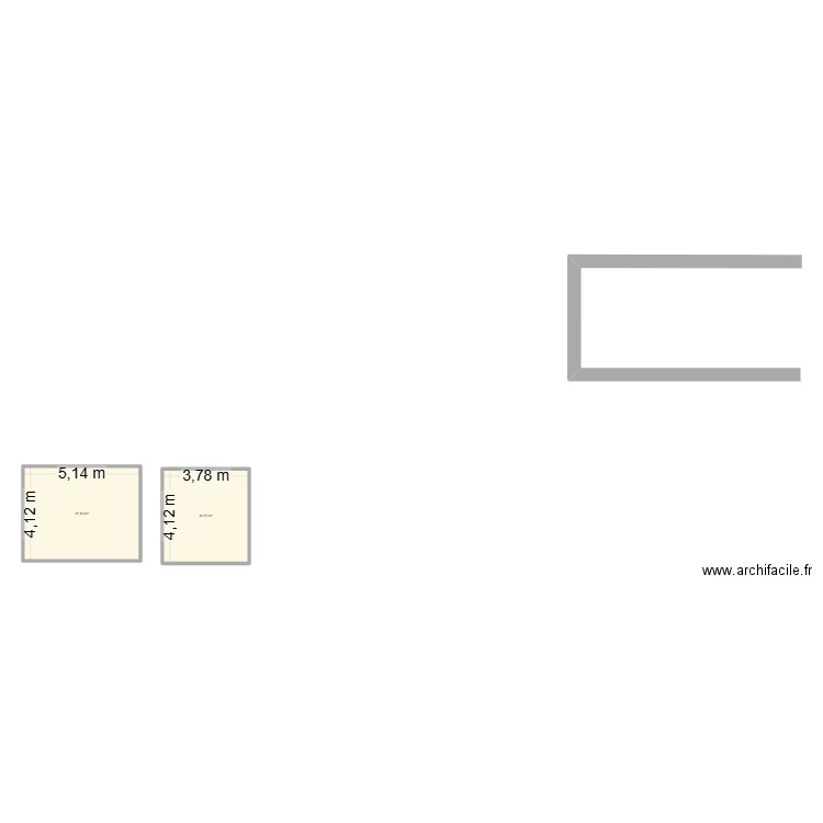 Projet85. Plan de 2 pièces et 37 m2