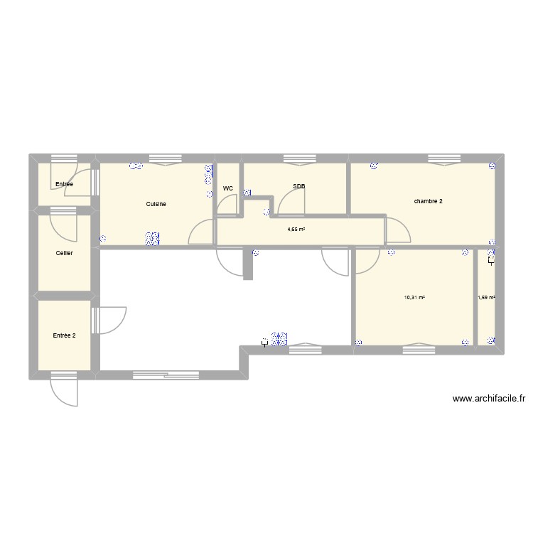 maison. Plan de 0 pièce et 0 m2