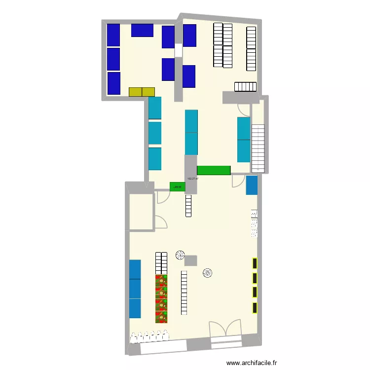 81 Victor Hugo V2. Plan de 1 pièce et 162 m² 81 Victor Hugo V2. Plan de 1 pièce et 162 m²