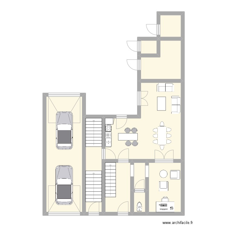 NDB Liberté 12. Plan de 10 pièces et 89 m2