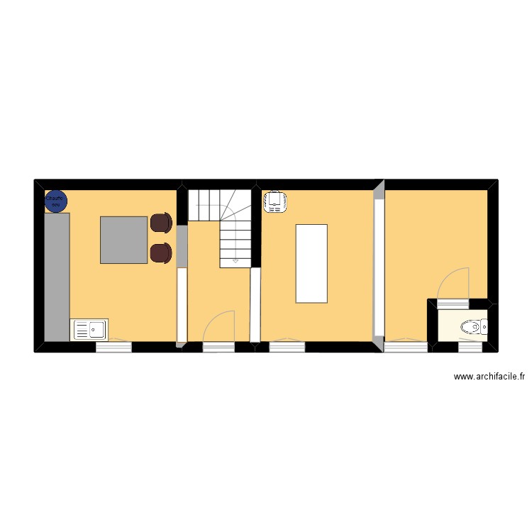Maison Argeliers. Plan de 0 pièce et 0 m2