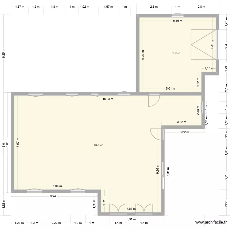 garage-final. Plan de 2 Pièces et 141 m² garage-final. Plan de 2 Pièces et 141 m²