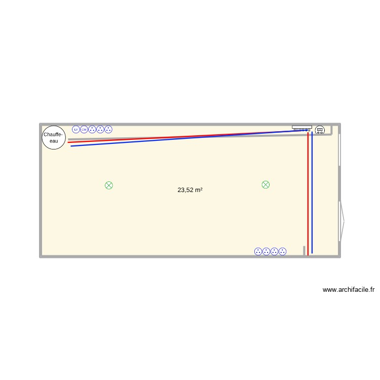 &eacute;tage &eacute;clairage. Plan de 0 pièce et 0 m2