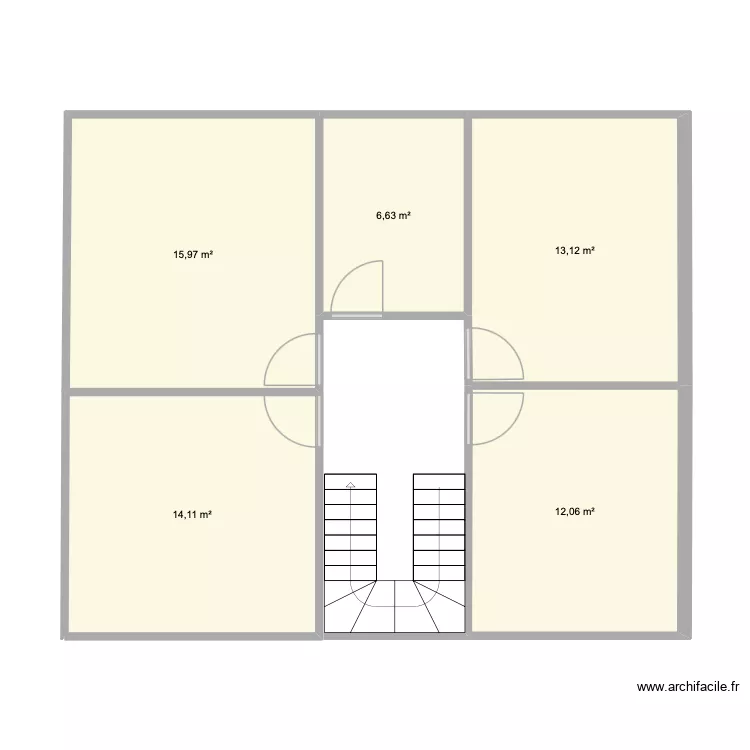 R+1. Plan de 5 et 62 m² R+1. Plan de 5 et 62 m²
