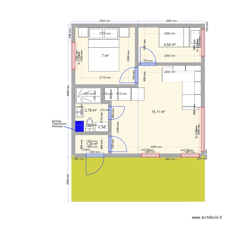 Алла Софринские Пруды. Plan de 0 pièce et 0 m2