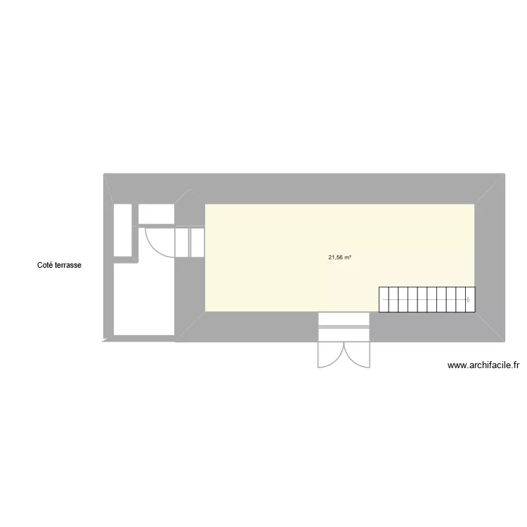 zonza assurance. Plan de 1  et 22 m²