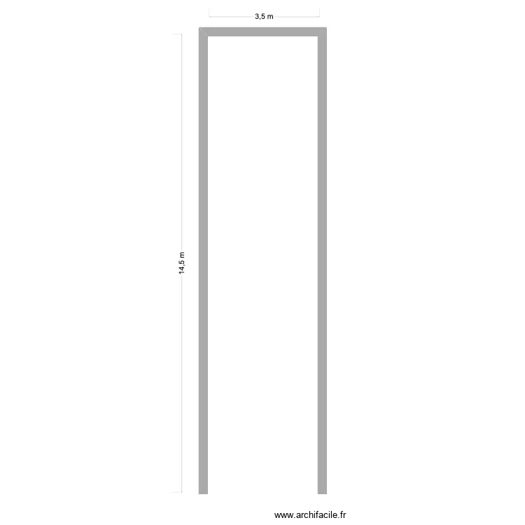 Araujo Bloom. Plan de 1  et 24 m²