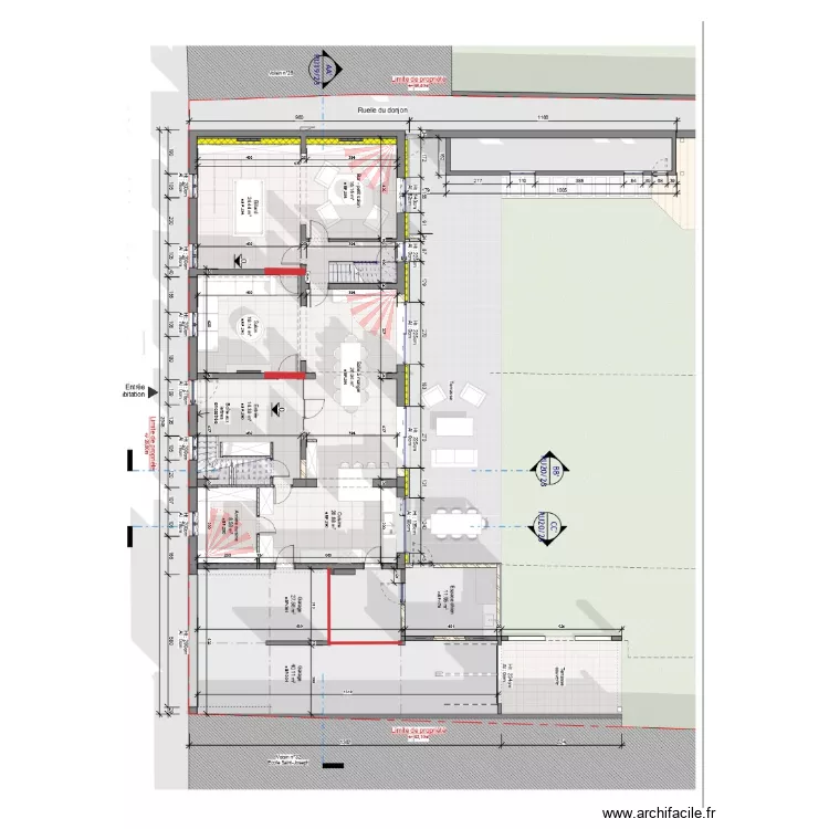 PLAN RDC CLOQUETTE. Plan de 