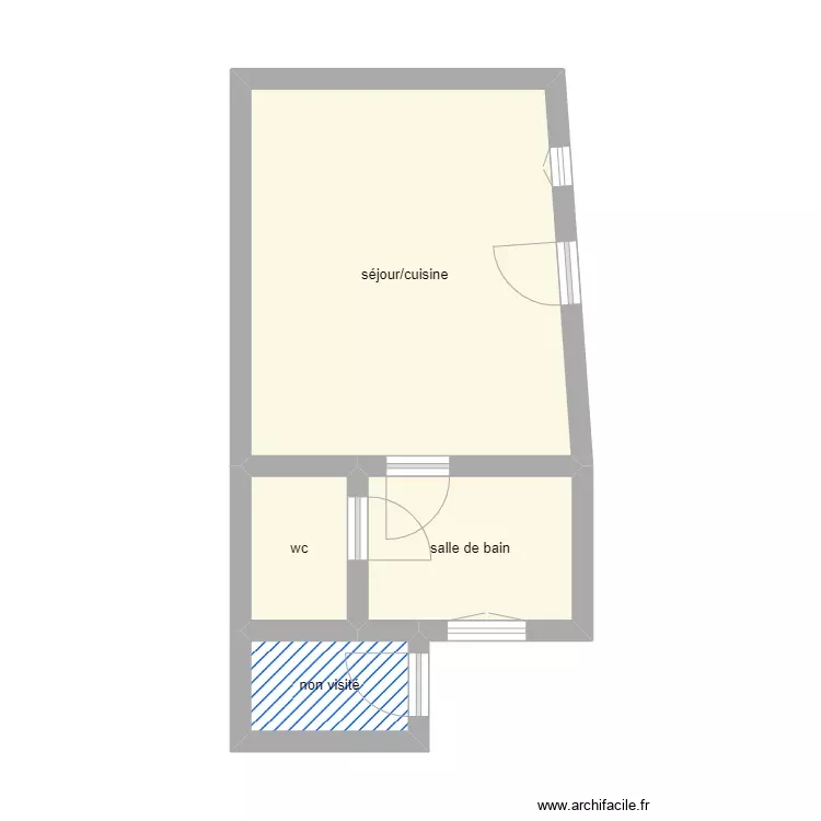 01215. Plan de 4 Pièces et 27 m² 01215. Plan de 4 Pièces et 27 m²
