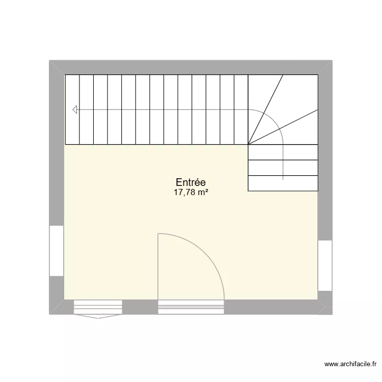 entr&eacute;e. Plan de 