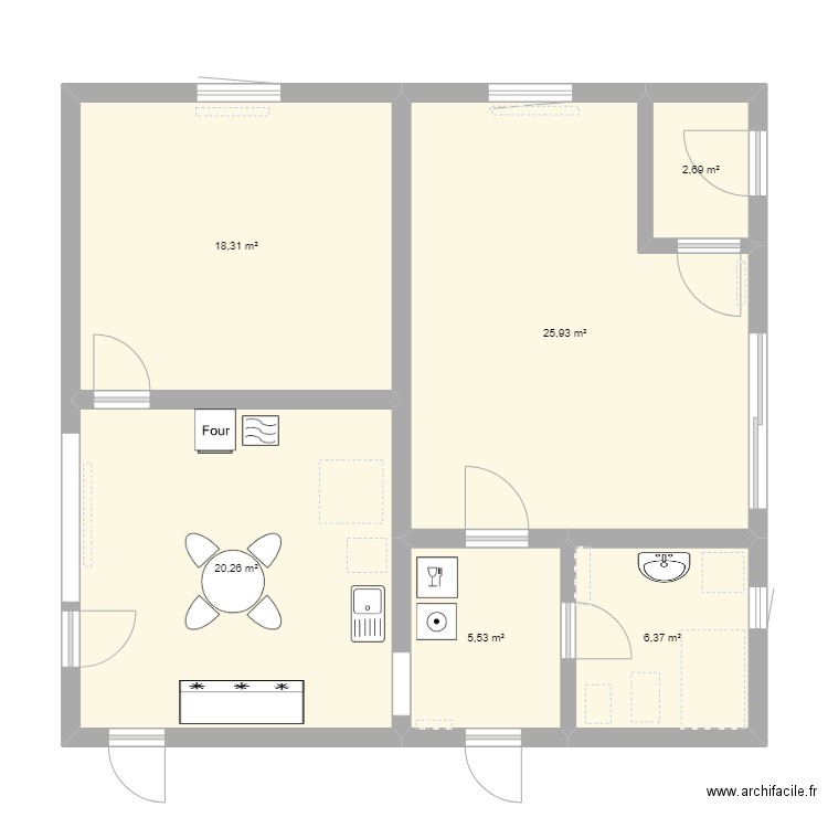 acccueill. Plan de 0 pièce et 0 m2