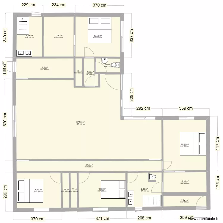 LOFT 2. Plan de 