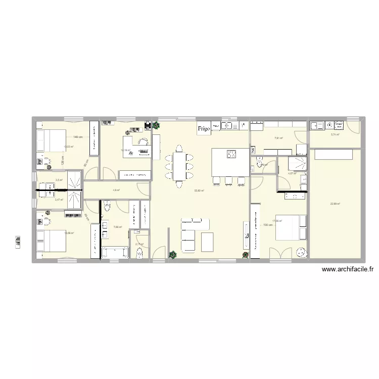 Primavera 4 chambres. Plan de 0 pièce et 0 m2