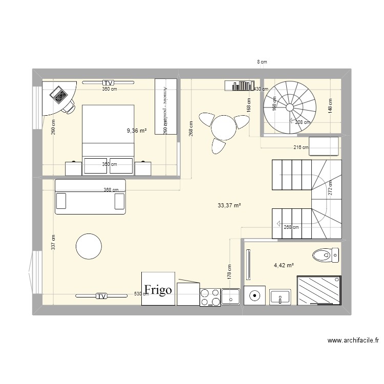 2eme etage hsbc. Plan de 0 pièce et 0 m2