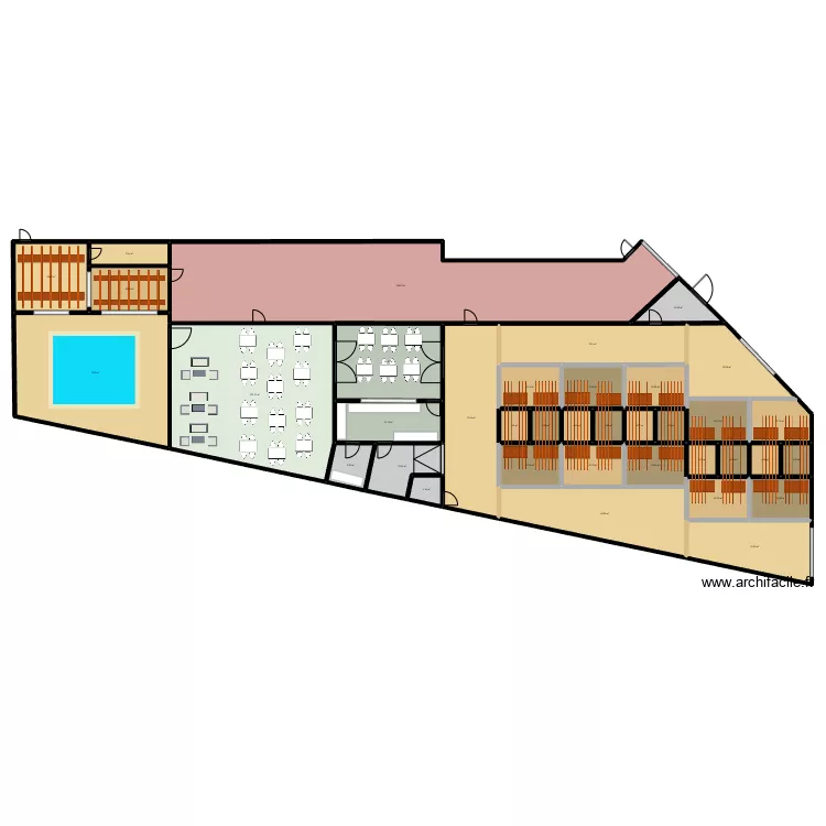 BROCANTE OU STANDS 0411. Plan de 