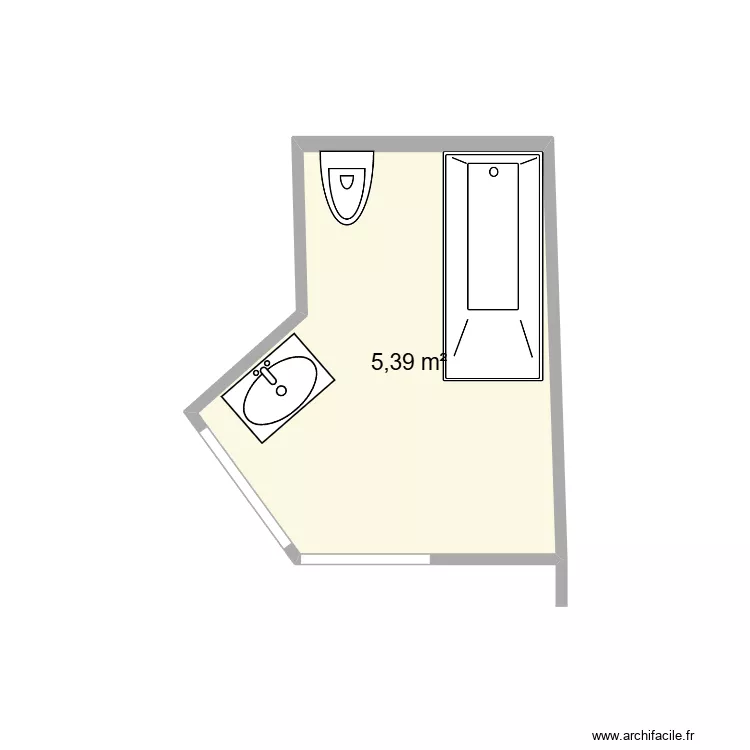 salle de bain Ollioules. Plan de salle de bain Ollioules. Plan de