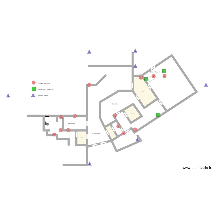 GRANVOIR - HAMEAU DU MOULIN. Plan de 0 pièce et 0 m2