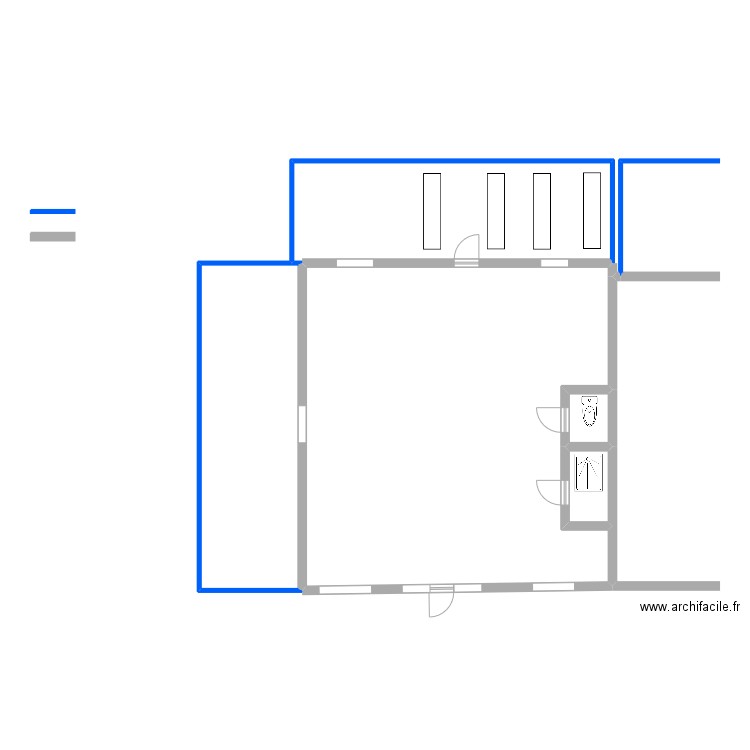 hyeres. Plan de 5 pièces et 164 m2