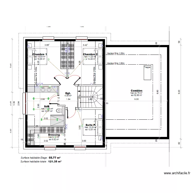Etage. Plan de Etage. Plan de