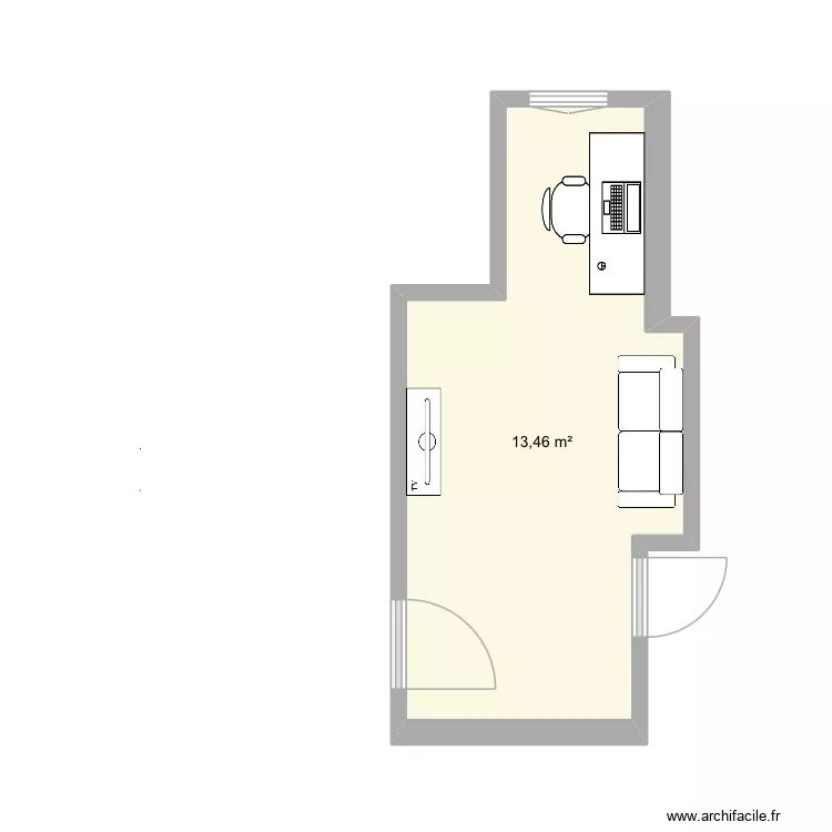 Auteuil1. Plan de 1 et 13 m² Auteuil1. Plan de 1 et 13 m²