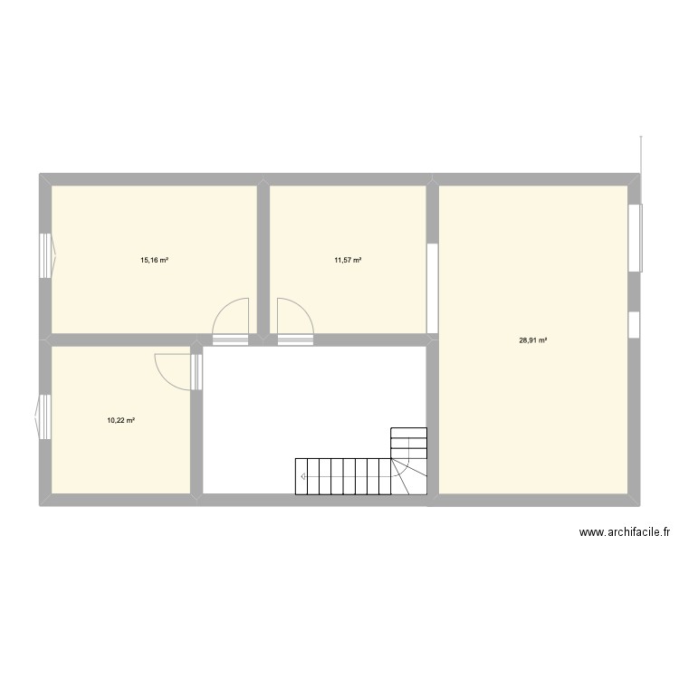 Etage 1 TFE. Plan de 0 pièce et 0 m2