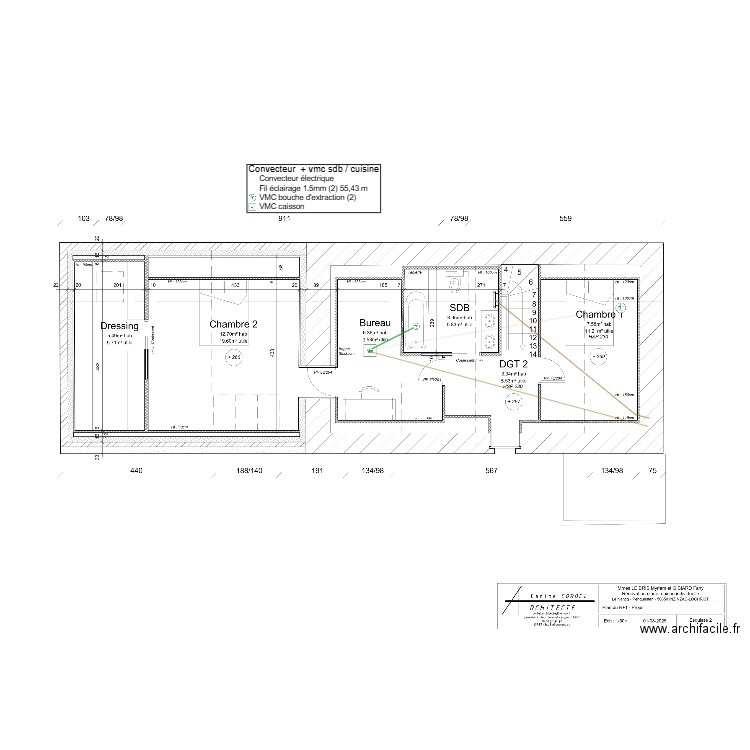 LE BRIS - GIBIARD Convecteur + vmc. Plan de 0 pièce et 0 m2