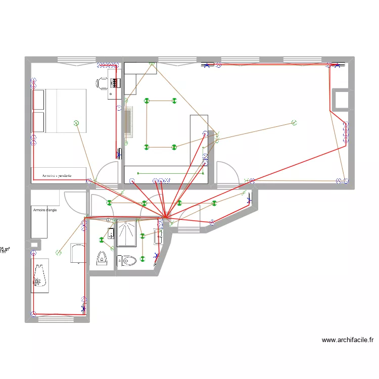 Garcia. Plan de 8 et 69 m² Garcia. Plan de 8 et 69 m²