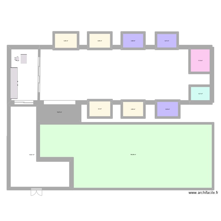DOSSIER DE VENTE. Plan de 12 pièces et 261 m2
