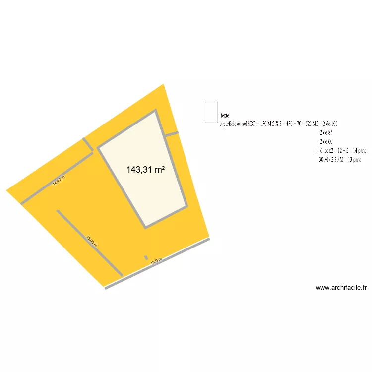 IMMEUBLE le 10 mars quater. Plan de IMMEUBLE le 10 mars quater. Plan de