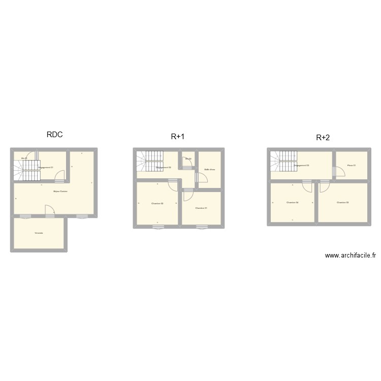 350602241. Plan de 13 pièces et 132 m2