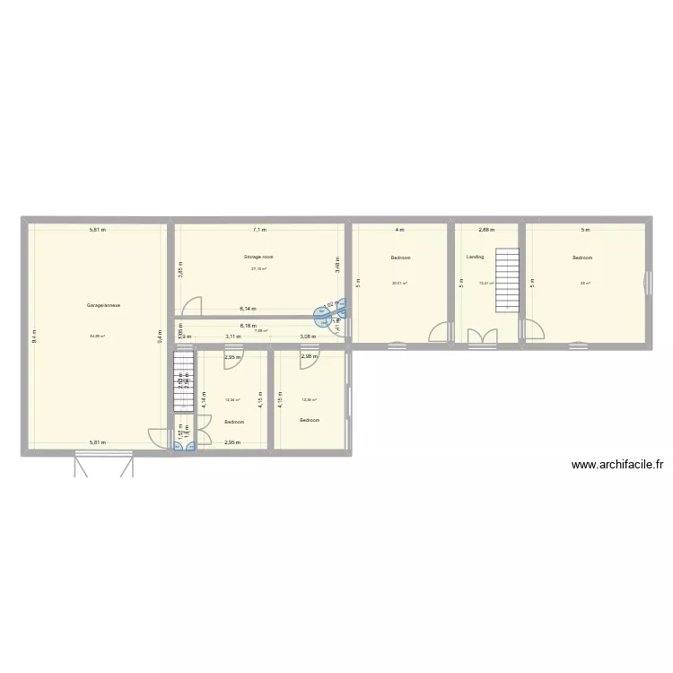 Chemieux ponsan etage. Plan de Chemieux ponsan etage. Plan de